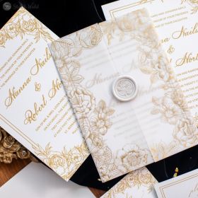 invitations gold