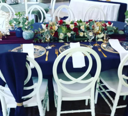 Delft Navy Burgundy gold