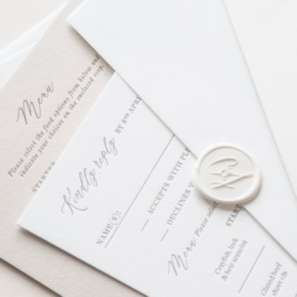 white invitation