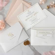 white invitation