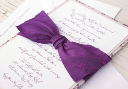 invitations purple