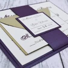 invitations purple