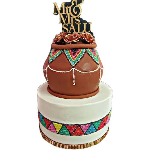 african wedding cake