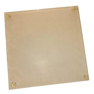 Square glass underplate