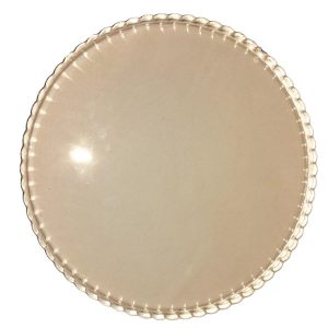 Scalloped glass underplate