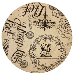 Vintage print underplate