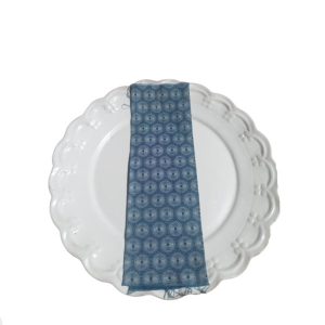 Dusty Blue Circle schwe-schwe napkin