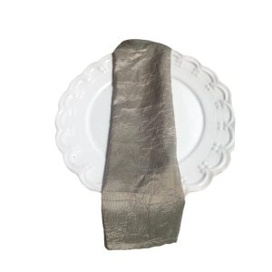 Crushed Dark sand taffeta napkin
