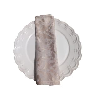 Gold swirl napkin