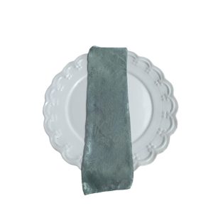Soft teal damask napkin